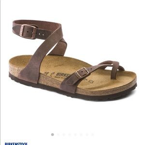 Brown Double Wrap Birkenstock’s !